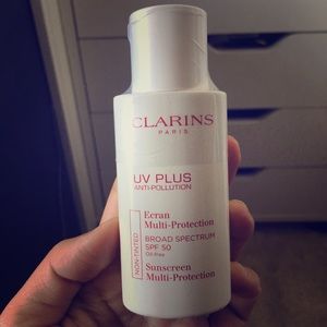Clarins UV plus anti pollution sunscreen!
